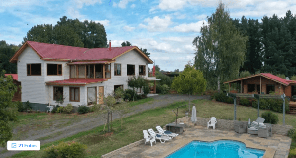 1 Parcela 2,5 Há · Casa 300m² + 3 Casas · Piscina · Ruta 5